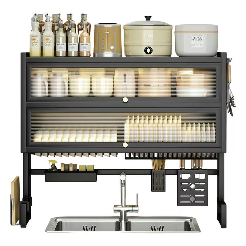 Organizador y Escurridor de Cocina 2 en 1 - Multifuncional