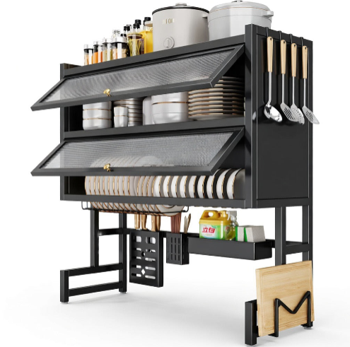 Organizador y Escurridor de Cocina 2 en 1 - Multifuncional